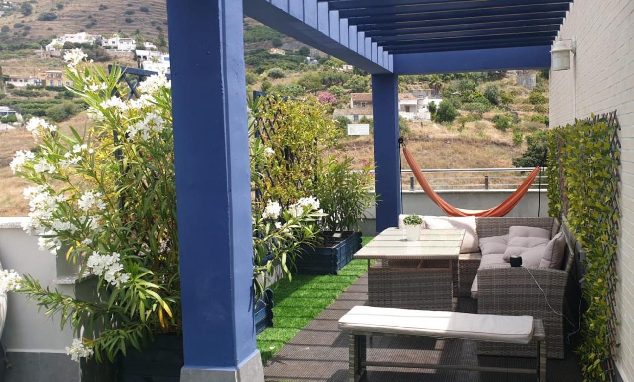 Atico 90M De Terraza, Jacuzzi Privado Y Cargador De Coche Electrico En Cabria, Almunecar Bagian luar foto